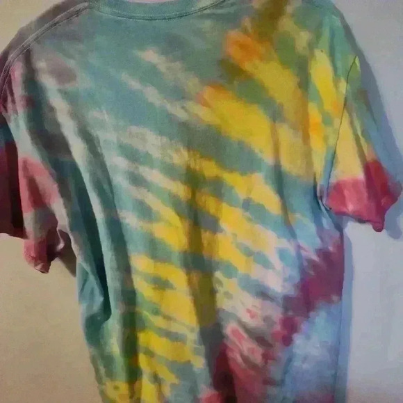 Apple Core Ltd The Beatles Tie Dye Tee Shirt Men’s Size Large #87 - Picture 2 of 2